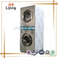 Industrial equipment top load washer and matching dryer for laundry use